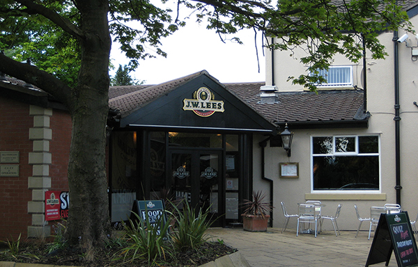 Public house entrance